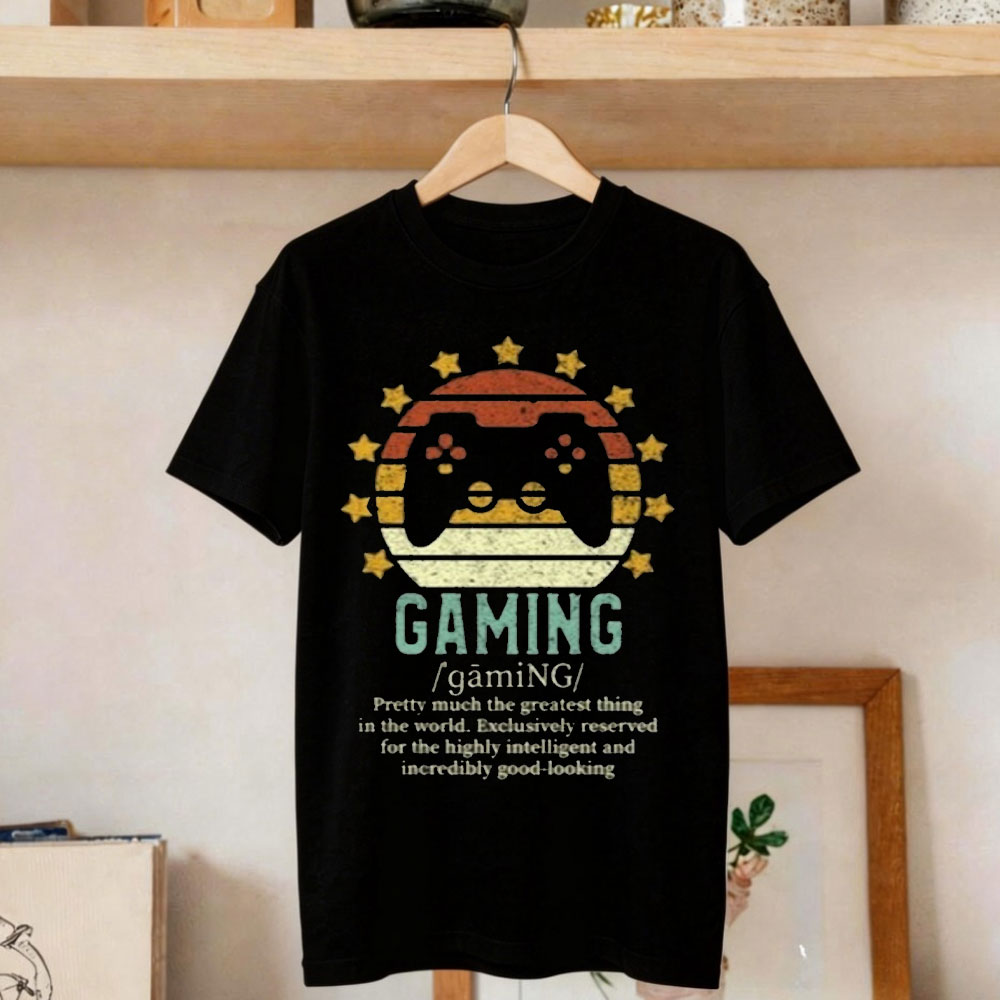 Gaming Console Definition - 재미있는 게임 정의 티셔츠 빈티지 콘솔