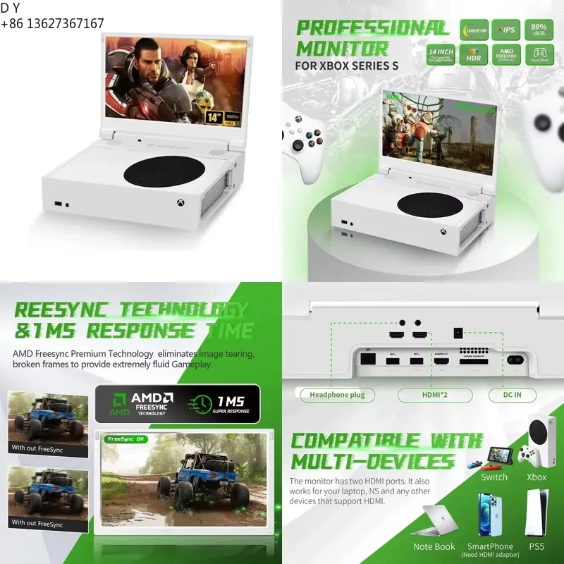 Gaming Console Definition - 14인치 휴대용 게임 모니터 (Xbox Series