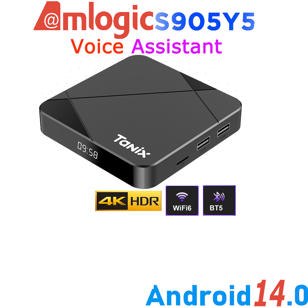 Gaming Console Youtube - 암로직 S905Y5 안드로이드14.0 4K 비디오 Wifi6