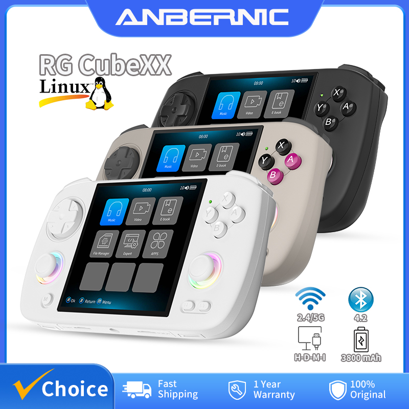 Gaming Console Bluetooth - ANBERNIC RG Cubexx 레트로 핸드 헬드