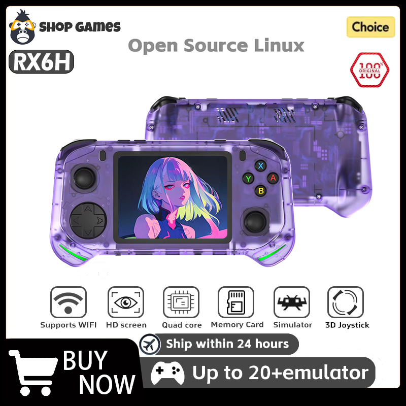 RX6H 레트로 휴대용 게임 콘솔 리눅스 시스템 3.5 - Gaming Console With Gta 리뷰 및 가격