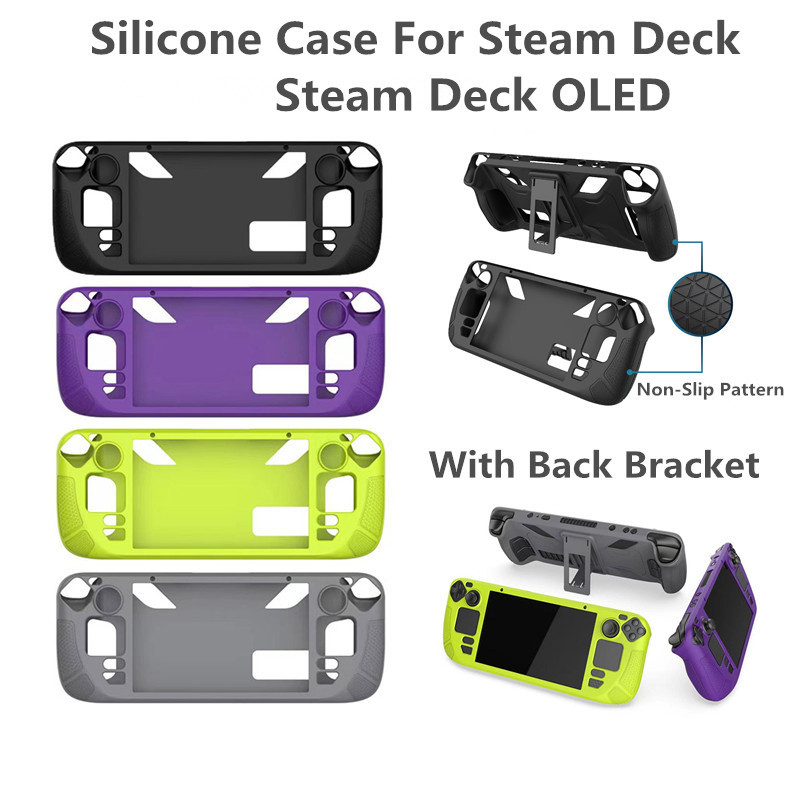 스팀 데크 OLED 게임 콘솔용 실리콘 케이스 브래킷  - Gaming Console Steam Deck 리뷰 및 가격