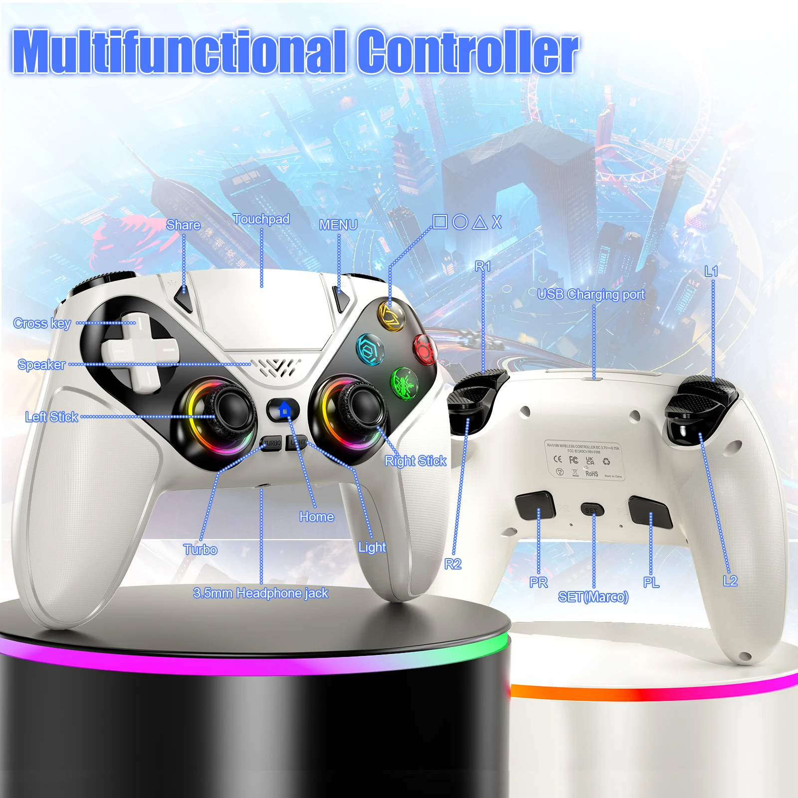 플레이스테이션 5 PS5 콘솔 게임용 무선 컨트롤러 게 - Gaming Console Bluetooth 리뷰 및 가격