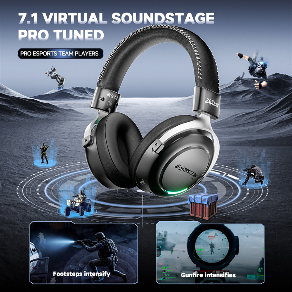 HaaYot 전문 무선 게이밍 블루투스 6.0 헤드셋, - Gaming Console Vr Headset 리뷰 및 가격