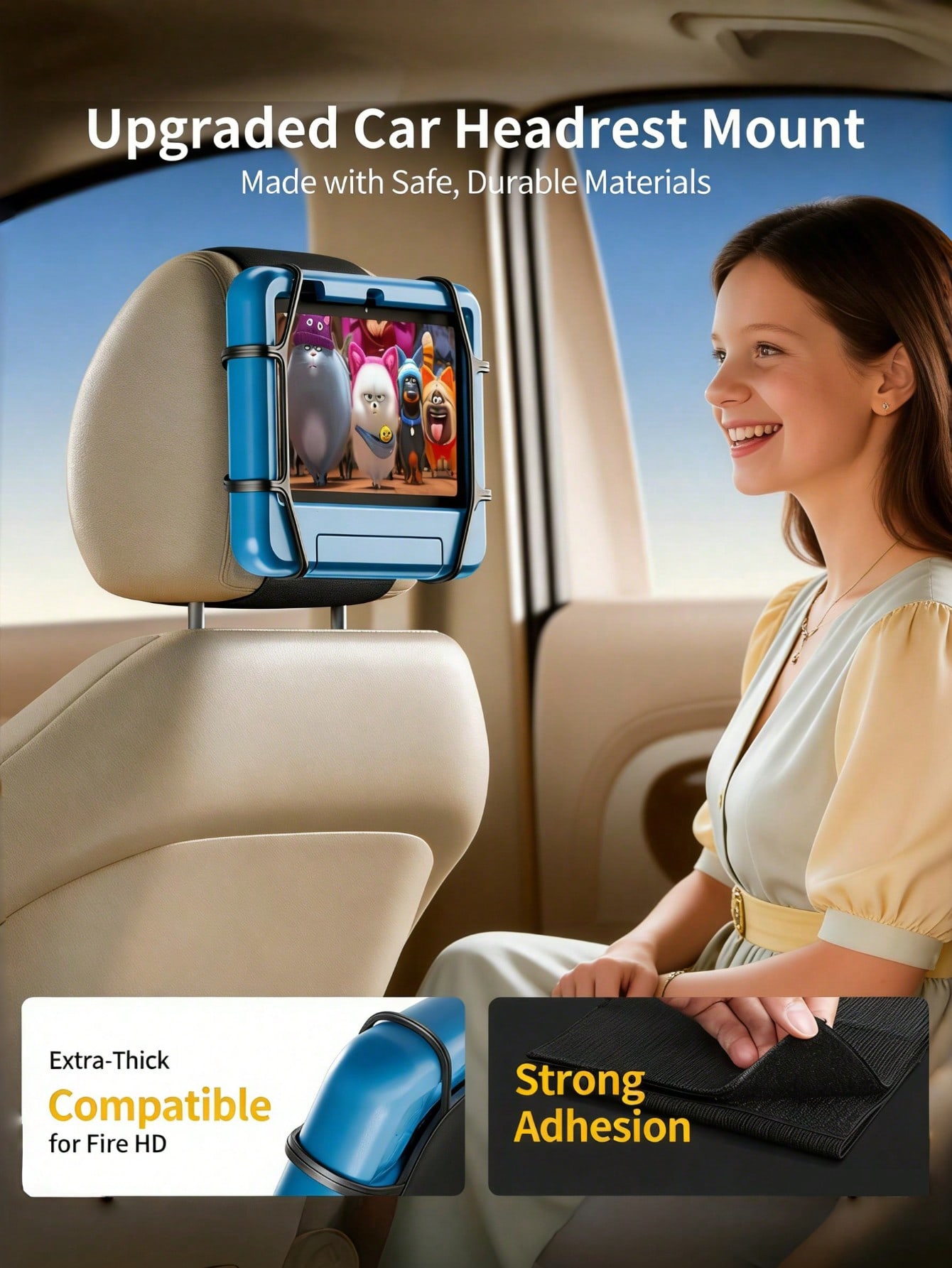 차량용 헤드레스트 태블릿 홀더 – 360 °   회전식 - Gaming Console Ipad 리뷰 및 가격