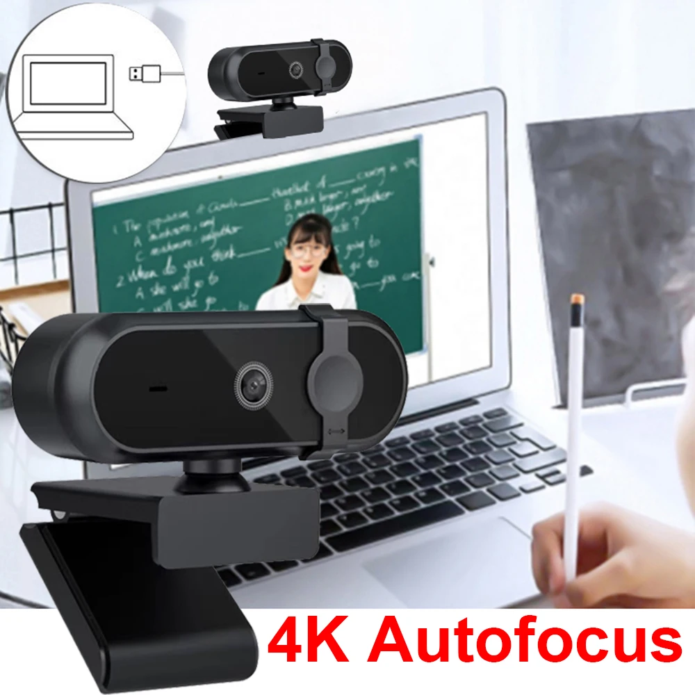 4K 2K 자동 초점 웹캠 30fps 풀 HD 마이크  - Gaming Console Youtube 리뷰 및 가격