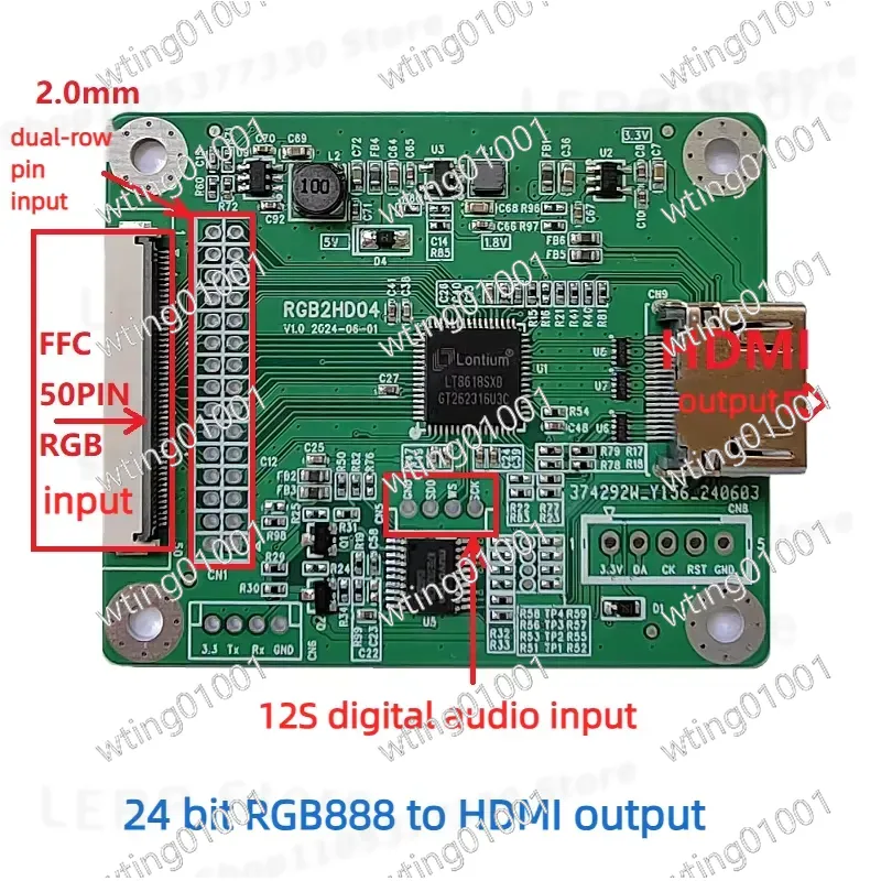 50핀 RGB-HDMI 어댑터 케이블 고화질 비디오 오 - Gaming Console Definition 리뷰 및 가격