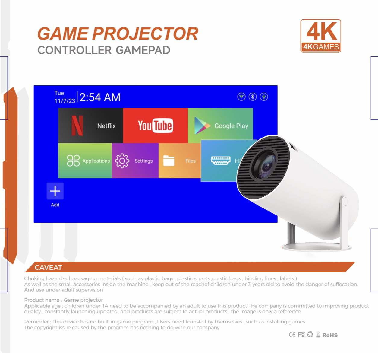 3D 게임 프로젝터 2 in 1 F300 컨트롤러 게임 - Gaming Console Youtube 리뷰 및 가격