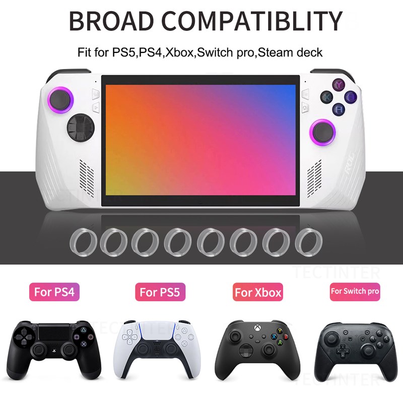 로그 앨리 게임 콘솔용 탄성 보호 조이스틱 고무 링,  - Gaming Console Steam Deck 리뷰 및 가격