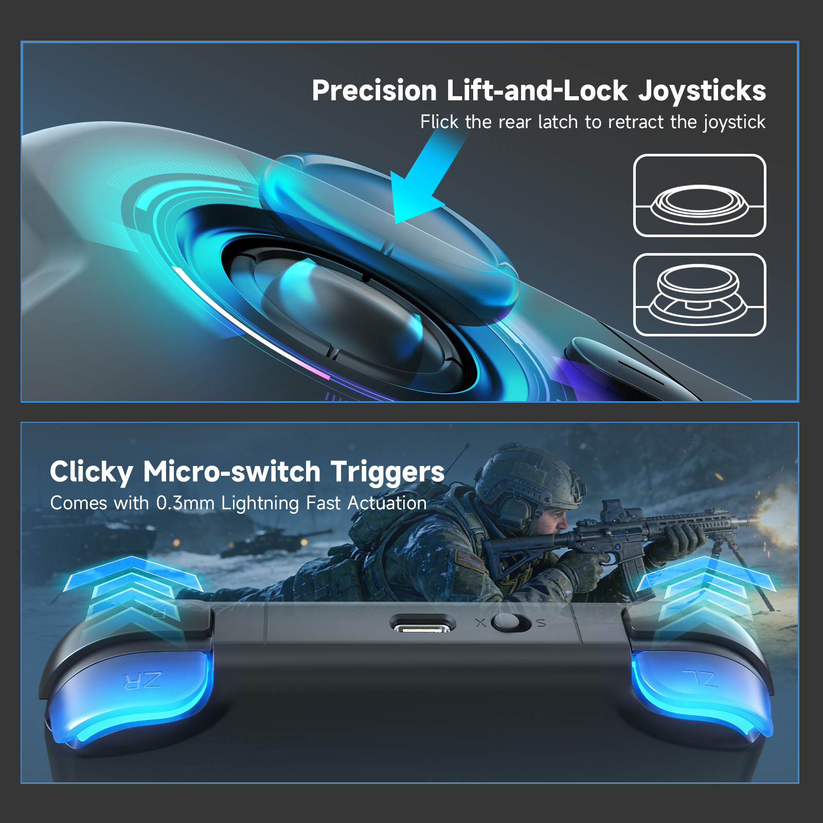 AceGamer 포켓 게임 컨트롤러 휴대용 홀 조이스틱 - Gaming Console Bluetooth 리뷰 및 가격