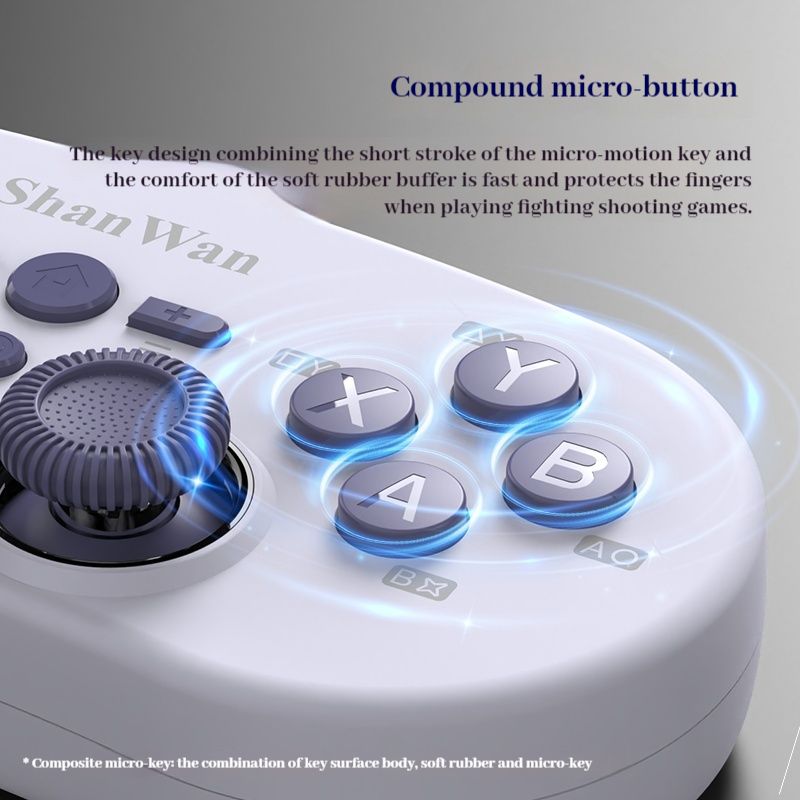 Shanwan Q38 포켓 게임 컨트롤러 듀얼 홀 로터 - Gaming Console Bluetooth 리뷰 및 가격