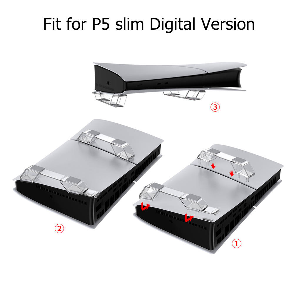 PS5 슬림 디지털 디스크 게임 콘솔용 수평 스탠드,  - Gaming Console Stand 리뷰 및 가격