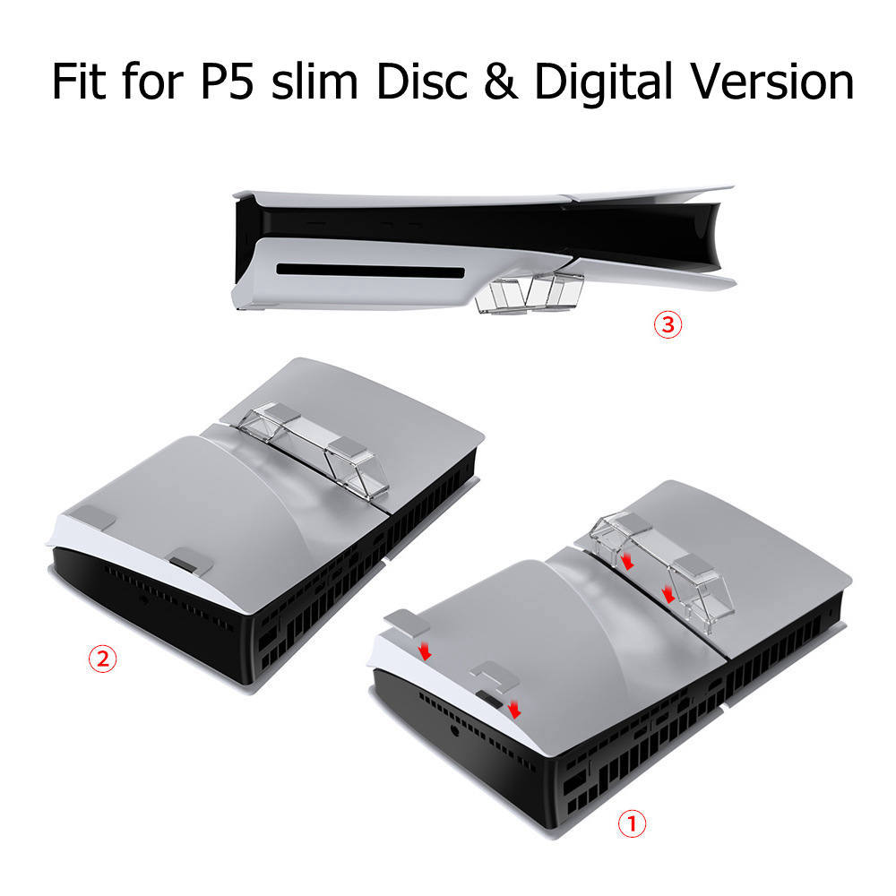 PS5 슬림 디지털 디스크 게임 콘솔용 수평 스탠드,  - Gaming Console Stand 리뷰 및 가격